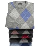 Lambswool Argyle Crewneck Sweater