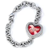 Detroit Red Wings NHL Ladies Heart Series" Watch"