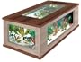 Aquatable 130 Nu�baum/Eiche-creme Aquarium als Wohnzimmertisch
