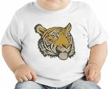Tiger head オーガニックベビーTシャツ 12 - 18 Months