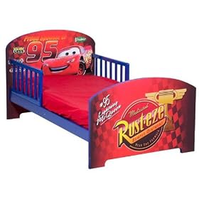Delta Childrens Products Pixar Cars Wooden Toddler Bed