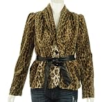 INC International Concepts Faux Fur Belted Jacket