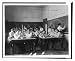 Historic Print (XL): [Group of young women performing atmospheric pressure experiments while studying science