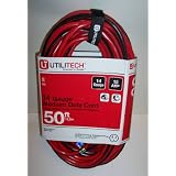 Buy ABC Products - Utilitech ~ 50ft Red & Black - 14-3 Gauge - Extension Cord (For...