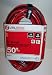 ABC Products - Utilitech ~ 50ft Red & Black 14-3 Gauge Power Tools & Etc. Extension Cord (With Velco Storage Strap)