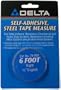 Delta 79-069 6feet Right-1/2-Inch English Adhesive-Backed Measuring Tape