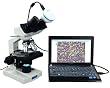 OMAX 40X-2000X Digital Lab LED Binocular Compound Microscope with Double Layer Mechanical Stage and 2.0MP USB Digital Camera