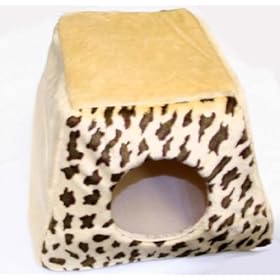 NEW SMALL CAT OR DOG PAW PRINT PET BED HOUSE DOGS CATS