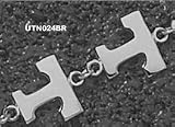 Tennessee Volunteers Power T 7.5 Bracelet - Sterling Silver Jewelry