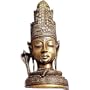 Lord Shiva Head Metal Sculpture for Home Decor (mst291)