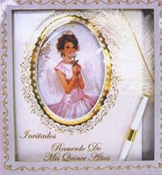 Quinceanera Guest Book - English