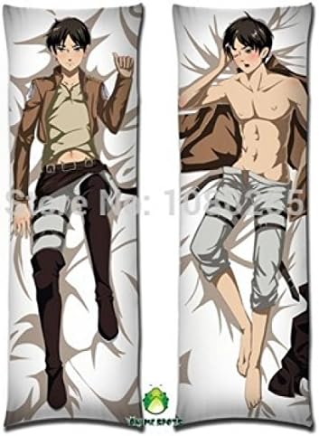 Anime WOW Anime Dakimakura hugging pillow attack on titan eren jaeger(150x50cm)