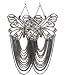 Ex Large Basketball Wives Jet Black Super Long Butterfly Dangle Tassle Earrings