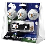 Illinois Fighting Illini NCAA 3 Golf Ball Gift Pack w/ Spring Action Divot Tool