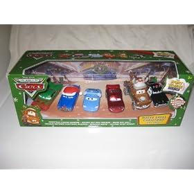 The World of Cars Mater Saves Christmas Gift Pack with Exclusive Reindeer Mater