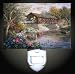 Country Covered Bridge Decorative Night Light