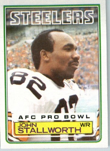 1983 Topps # 366 John Stallworth Pittsburgh Steelers Football Card - Shipped In Protective Screwdown Display Case!