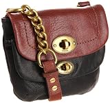 Fossil Mason Multi Small Flap Crossbody in Black