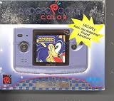 SNK NEOGEO Pocket Color Console in Blue with Sonic the Hedgehog Pocket Adventure