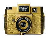 Holga 180120 Oscar Holgawood Collection Plastic Camera (Gold)