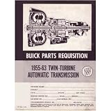 1959 1960 1961 1962 1963 BUICK Transmission Parts Book by General Motors