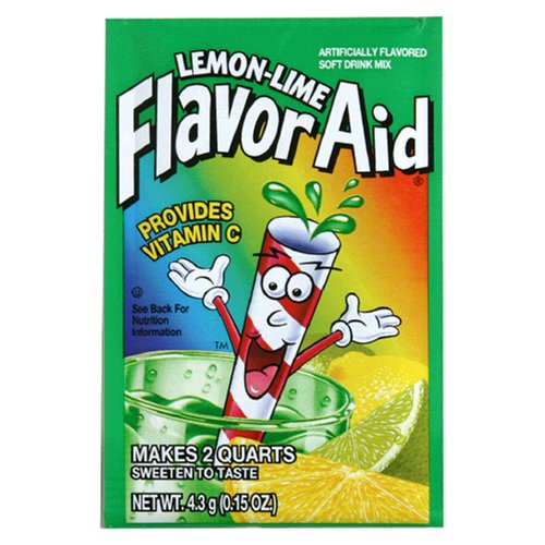 Flavor Aid Drink Mix, Lemon Lime, 72-Count Pack (Pack of 2) by Flavor Aid