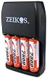 Zeikos ZE-SC2900 Charger with 4AA 2900mAh Batteries