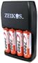 Zeikos ZE-SC2900 Charger with 4AA 2900mAh Batteries