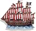 Exotic Environments Pirate Clipper Ship Aquarium Ornament, 10-Inch by 4-1/2-Inch by 10-Inch
