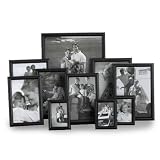 Melannco Black Frames, Set of 10 