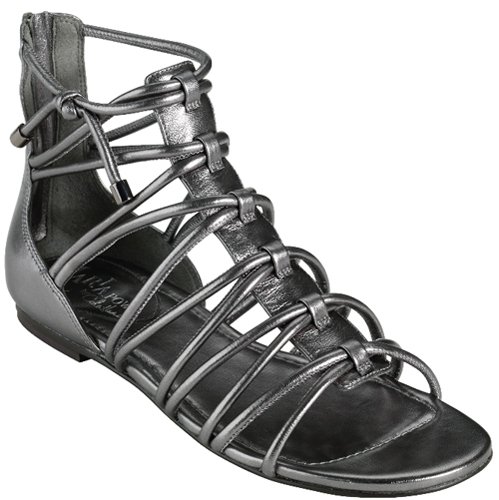 Cole Haan Sandals Cole Haan Women's Air Marcela Flat Sandal,Dark Silver,9 B US