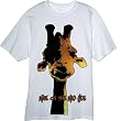 Walk on the Wild Side silly Giraffe graphic Novelty T Shirt