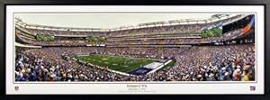 NY Giants Inaugural Win at MetLife Stadium Panoramic Framed