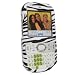 PCMICROSTORE Brand Palm Centro 690 Zebra Design Snap-On Case Cover with Removable Swivel Belt Clip