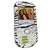 PCMICROSTORE Brand Palm Centro 690 Zebra Design Snap-On Case Cover with Removable Swivel Belt Clip