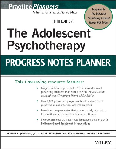 The Adolescent Psychotherapy Progress Notes Planner (PracticePlanners)