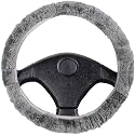 Lammfell Lenkradbezug silber