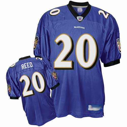 Baltimore Ravens 20 Ed Reed Purple Jerseys Authentic Football Jersey Size 48-56 (Please Select the Size When You Order, Can Do Drop Shipping)