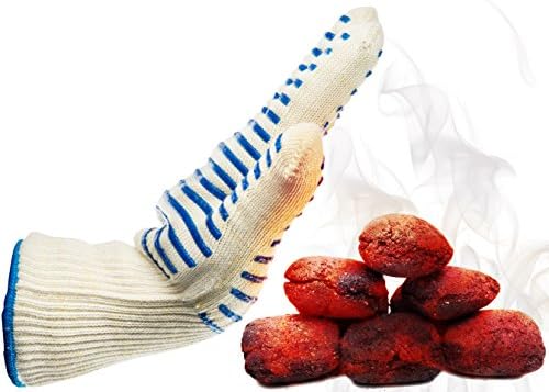 Barbecue Grill Gloves for Grilling and Cooking. Get Heat Resistance Protection You Need and Stop Getting Burned By Your BBQ Grill! Get Ready To Beat The Competition And Be The Local Pit Master Hero!