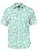 Men's Tropical Crab Hawaiian Shirt - X80 Modern Fit Beach Shirt