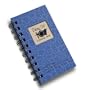 Dining Out, A Restaurant Journal - MINI Blue Hard Cover (prompts on every page, SPACE FOR 80 RESTAURANTS! recycled paper, read more...)