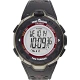 Timex Tide Tracker Temperature Resin Strap Watch, 49051, Indiglo, 3 Time Zones, Chronograph, 99-Lap... by Timex