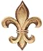 Fleur De Lis Metal Kitchen Office Magnet