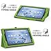 MoKo Case for Fire HD 10 - Slim Folding Cover with Auto Wake / Sleep for Amazon Kindle Fire HD 10.1 Inch Display Tablet (2015 Release Only), GREEN
