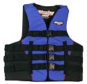 Adult 4-Buckle Nylon Life Jacket