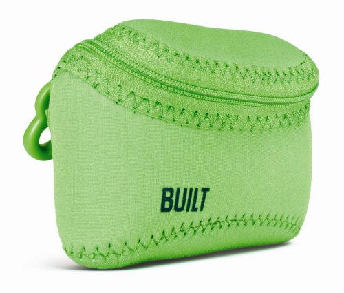 BUILT E-SSC-LIM Soft Shell Neoprene Compact Camera Case, Lime Green