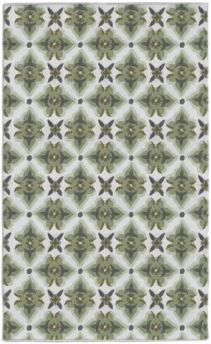 Lanart Rug KARL5X8AP Karla Polyester Hand Hooked Area Rug - 90 x 60 In.