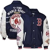 Boston Red Sox Navy Blue Wool/Leather World Series Champions Commemorative Jacket