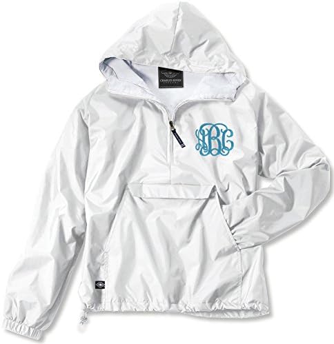 Monogrammed Pullover Rain Jacket