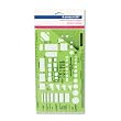 Staedtler Template, Architect and Builder, 9.25 x 5.25 Inches, Scale 0.25 = 1, Green (977125)